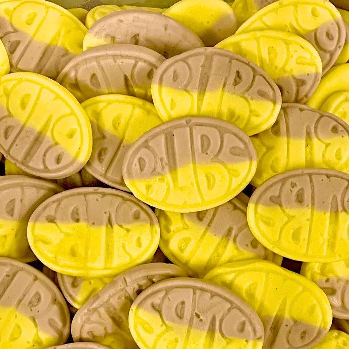 🌱🍬 Bubs Banane Ovale (100g) - Bonbons suédois