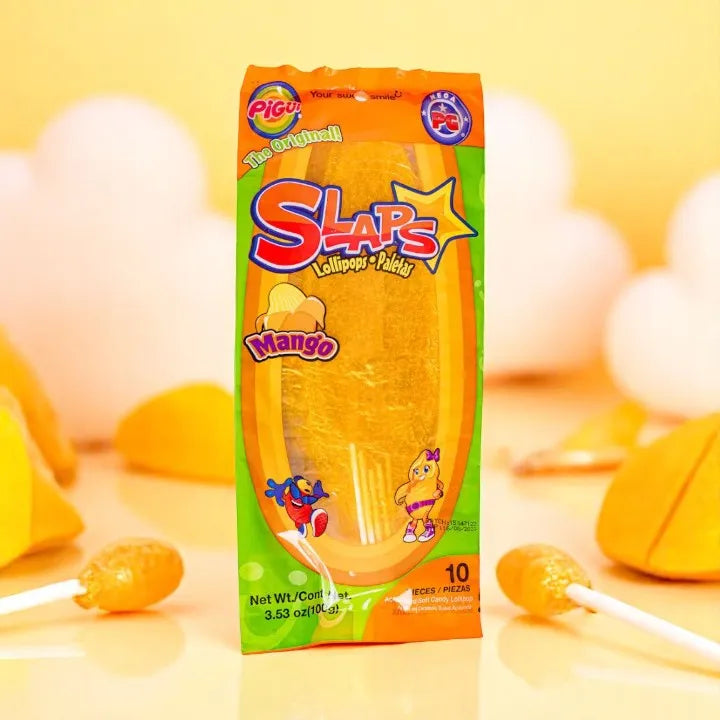 Slaps Lollipops Mangue -  (Sachet de 10) 🌿