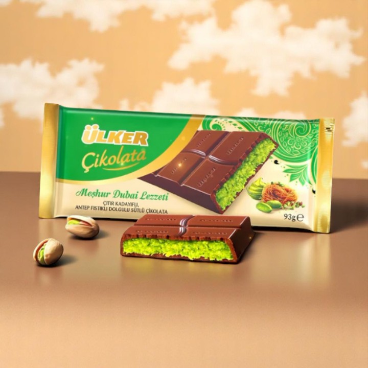 Chocolat de Dubai Pistache Cheveux d'Ange