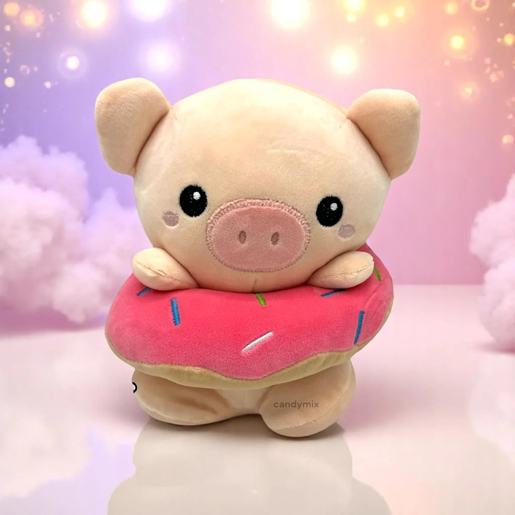Peluche Maman Donut Animal Cochon 23cm