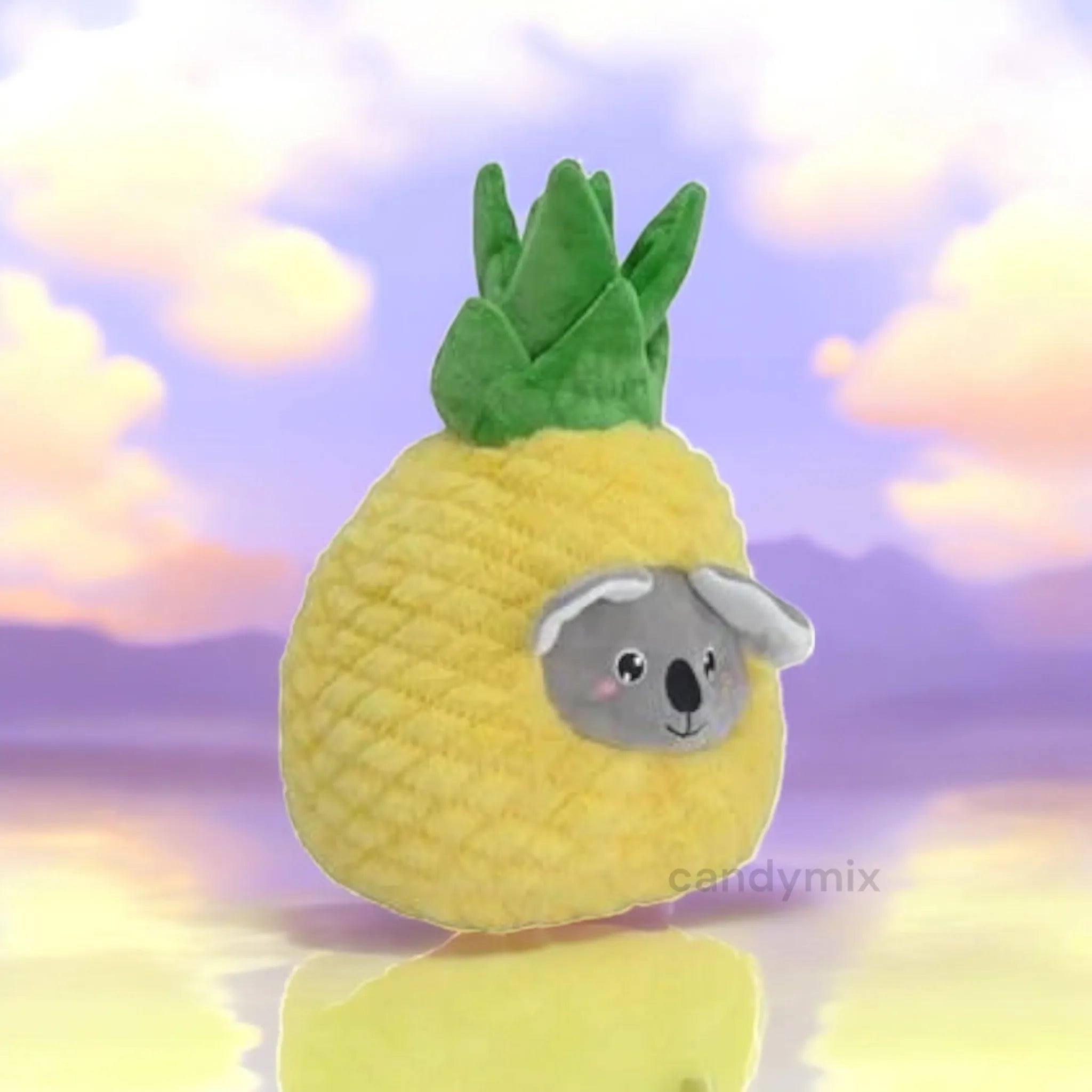 Peluche Ananas Animaux 20cm