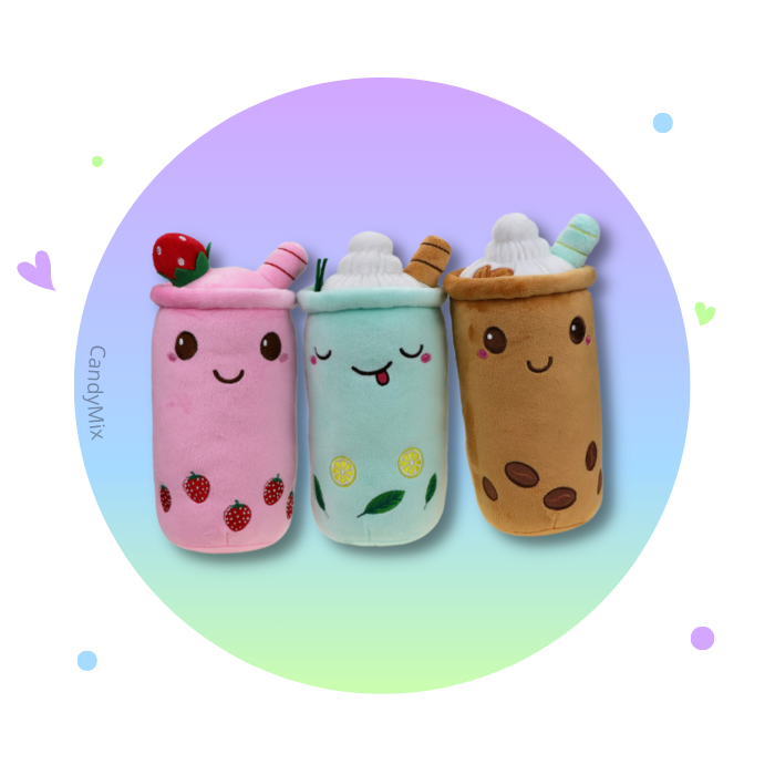 Peluche bubble Tea - 23cm ( Modèle aléatoire)